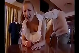 Girl Punished hard spanking with belt